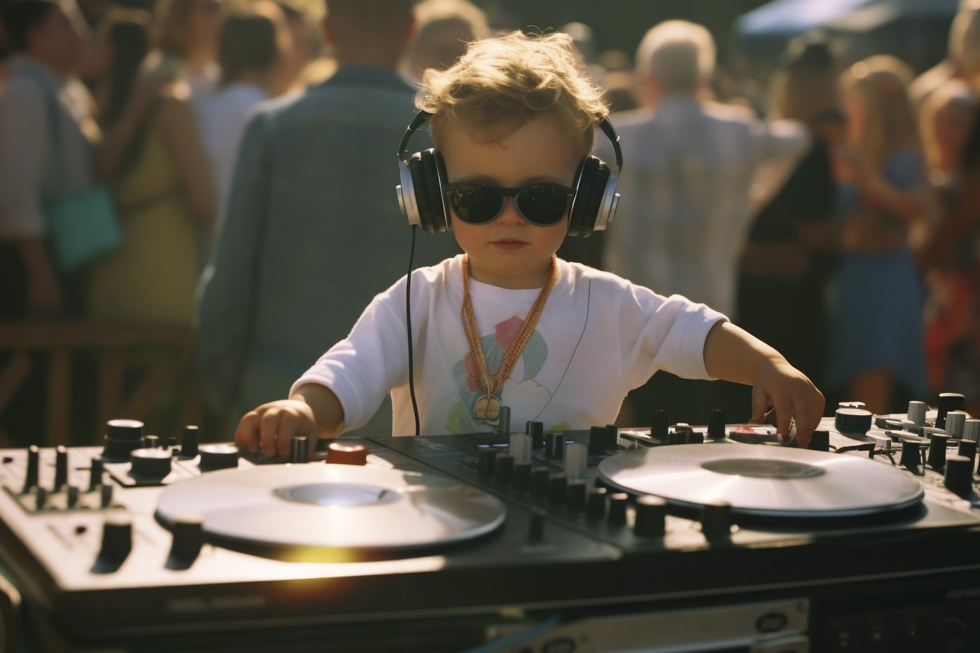 DJ copil la petrecere